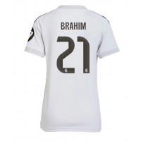 Stroje piłkarskie Real Madrid Brahim Diaz #21 Koszulka Podstawowej dla damskie 2025-26 Krótki Rękaw